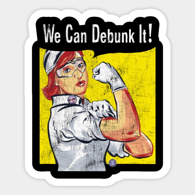 we can debunk it Sticker by mahashop